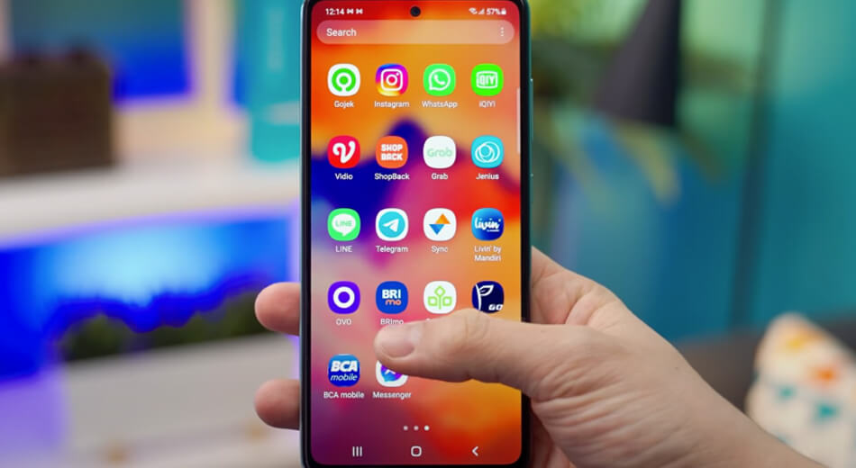نرم‌افزار و رابط کاربری A52s 5G